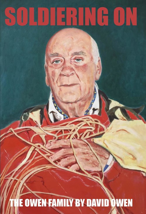 A biography cover featuring a painting of a soldier